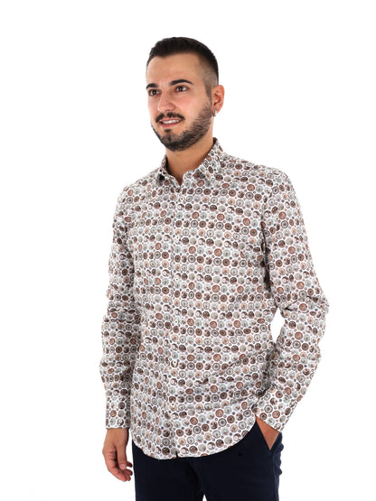 Fb camicia appesa da uomo fantasia