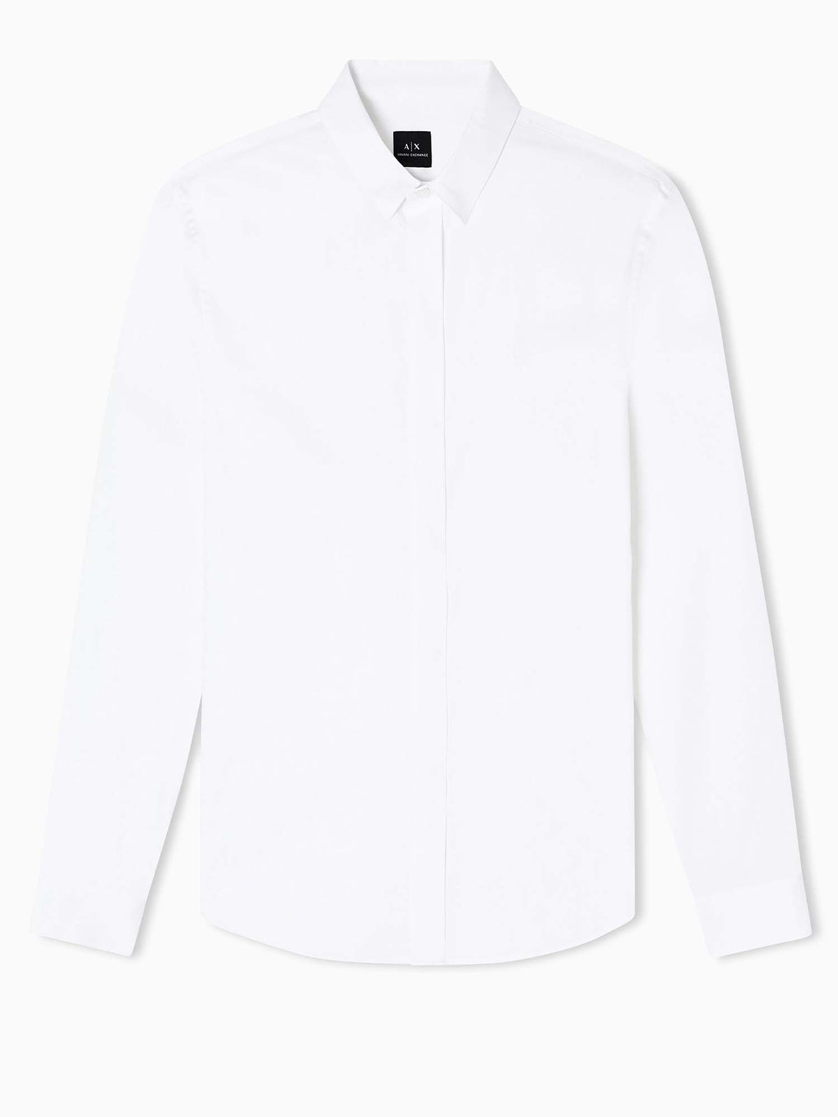 Armani excange camic camicia da uomo bianco