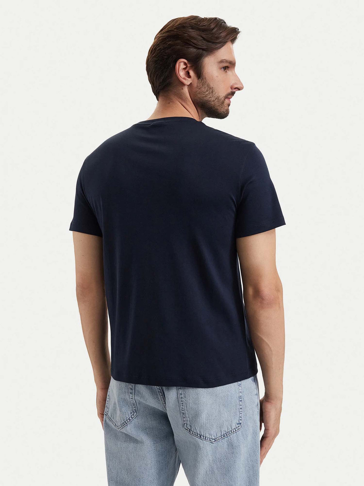Calvin k. slim supim t-shirt da uomo blu