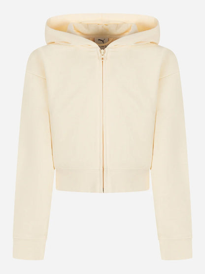 Puma g. felpa ft bts da bambino/a crema