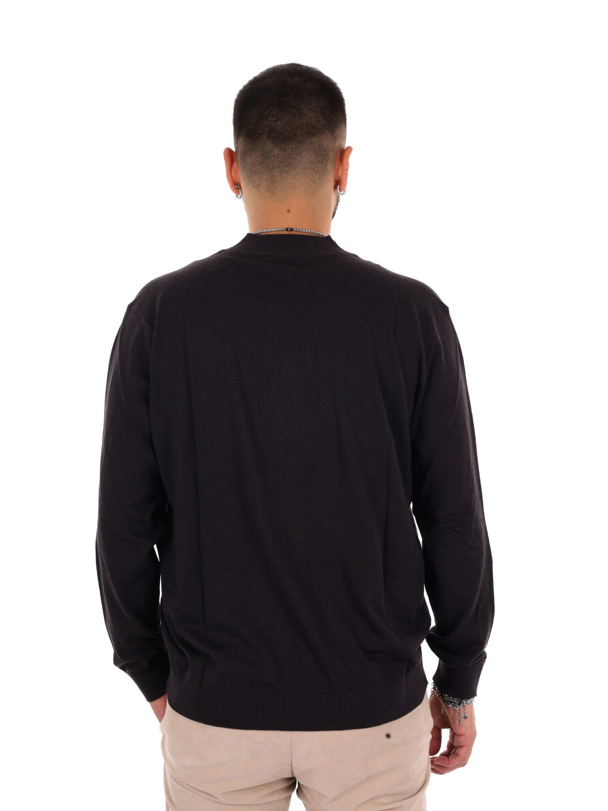 Armani excange card maglia da uomo marrone