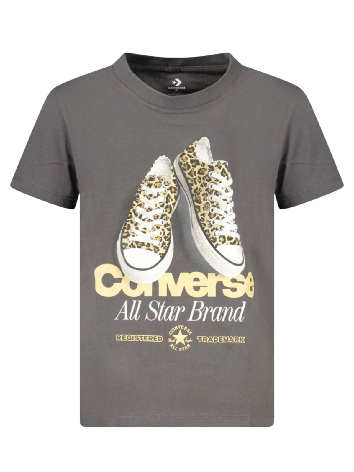 Converse g. t-shirt da bambino/a antracite