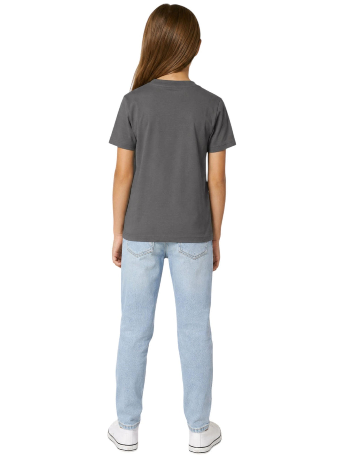 Converse g. t-shirt da bambino/a antracite