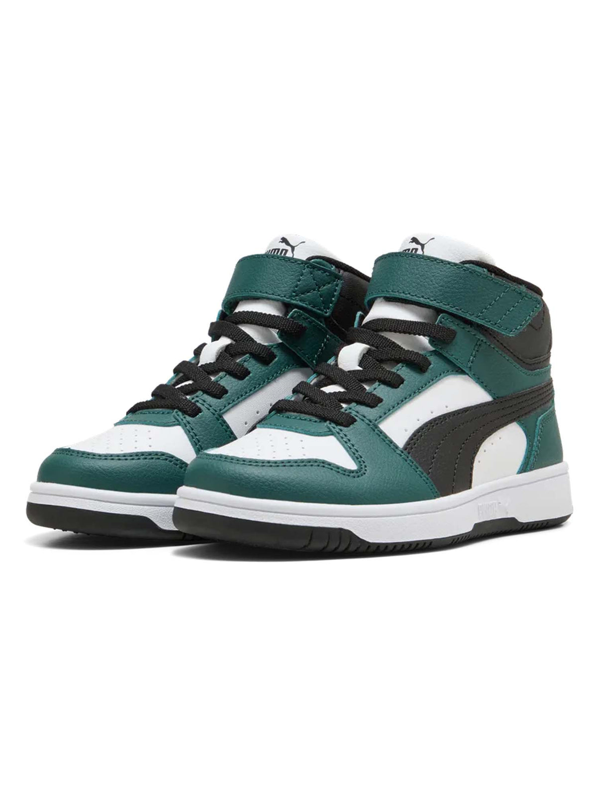 Puma rebound slam mi sneakers ps da bambino/a bianco-verde