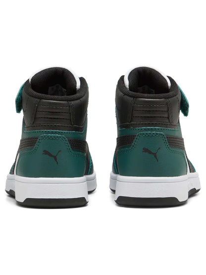 Puma rebound slam mi sneakers ps da bambino/a bianco-verde