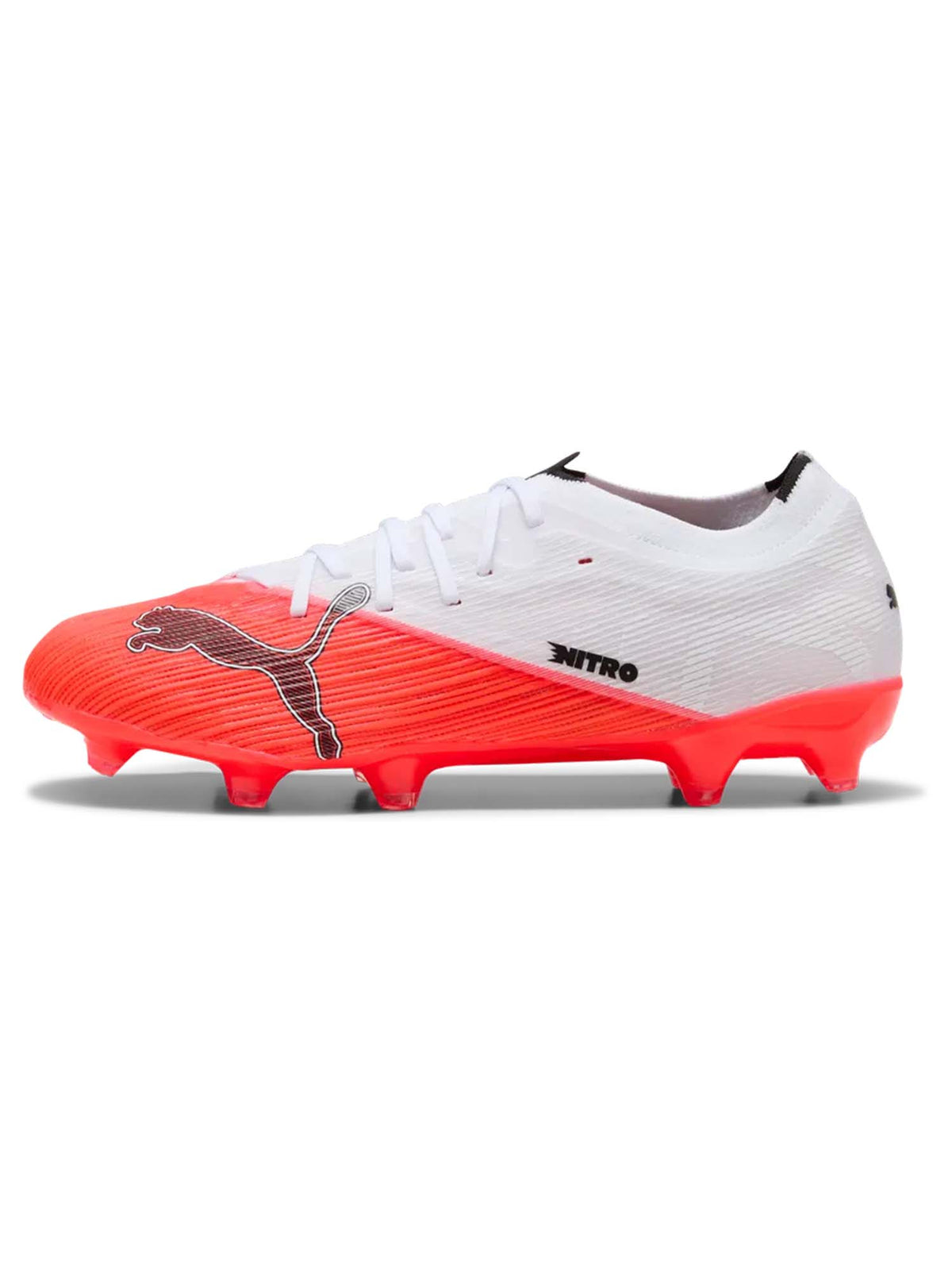 Puma nitro match fg scarpa calcio da uomo bianco-arancio