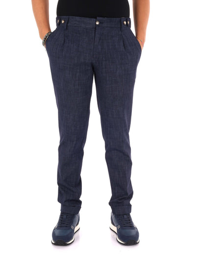 Fb pantalone da uomo blu