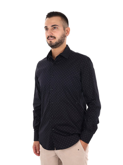 Fb camicia appesa da uomo nero