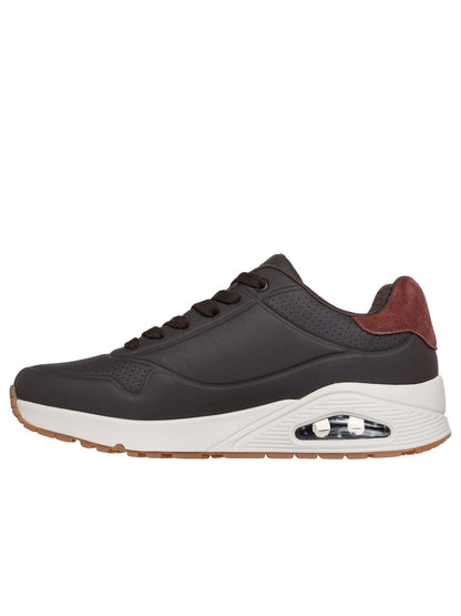 Skechers uno sneakers da uomo cioccolato