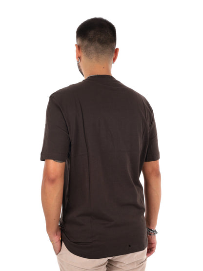 EA7 train visibility t-shirt da uomo marrone