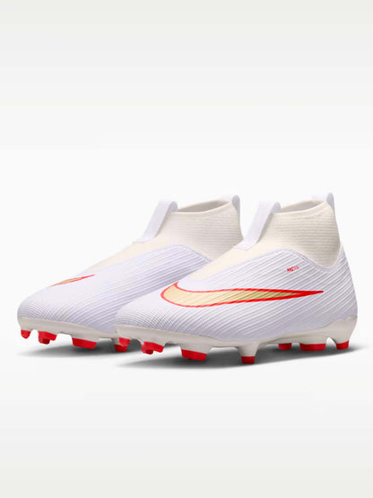 Nike mercurial super scarpa calcio da bambino/a bianco-rosso