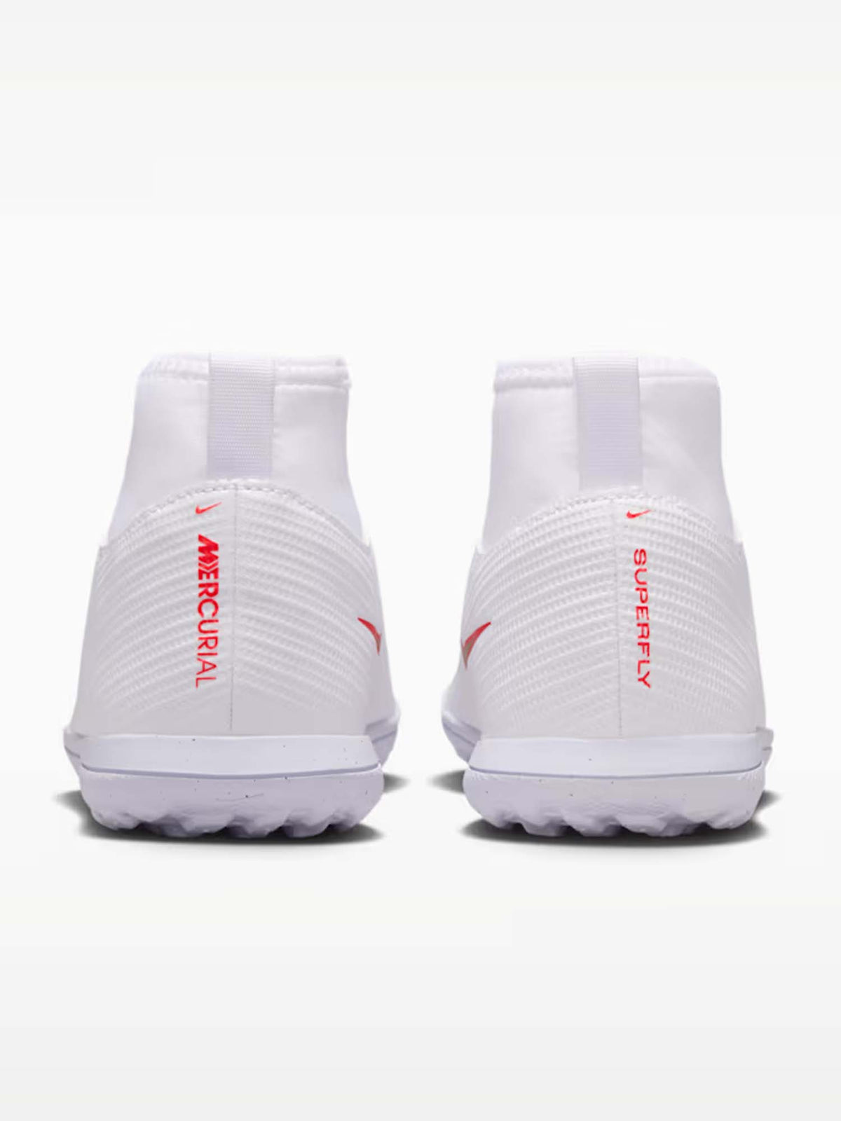 Nike mercurial super scarpa calcetto da bambino/a bianco-rosso