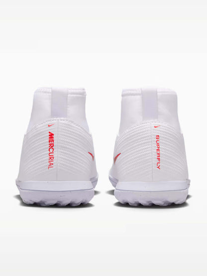 Nike mercurial super scarpa calcetto da bambino/a bianco-rosso