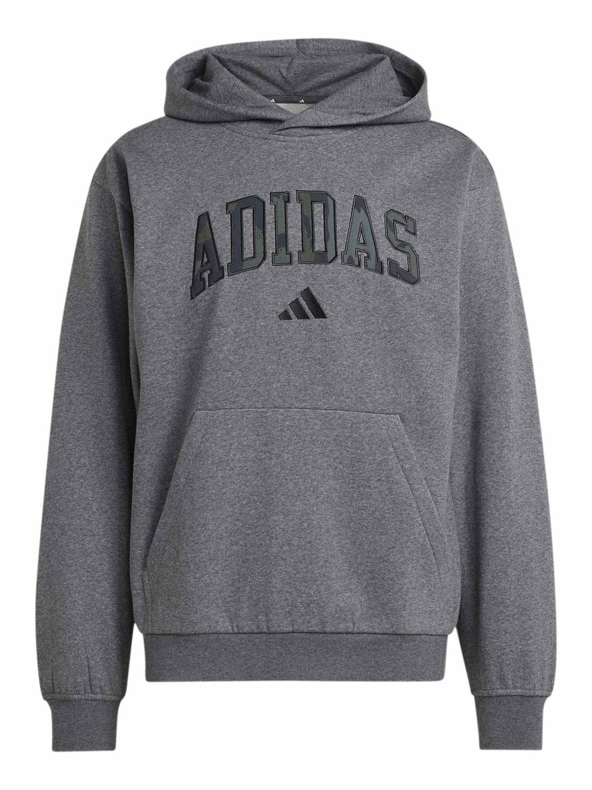 Adidas felpa camo fl da uomo antracite