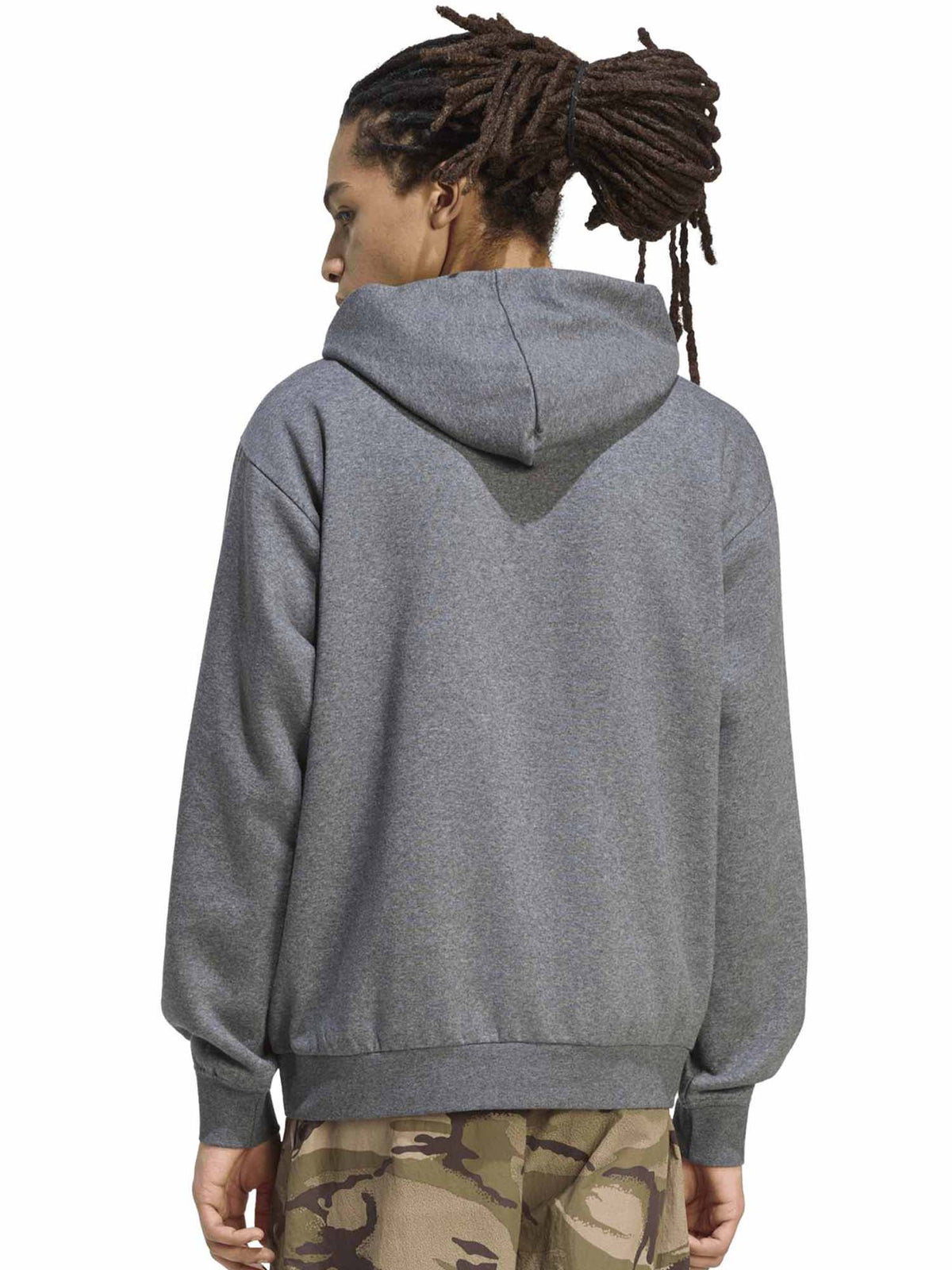 Adidas felpa camo fl da uomo antracite