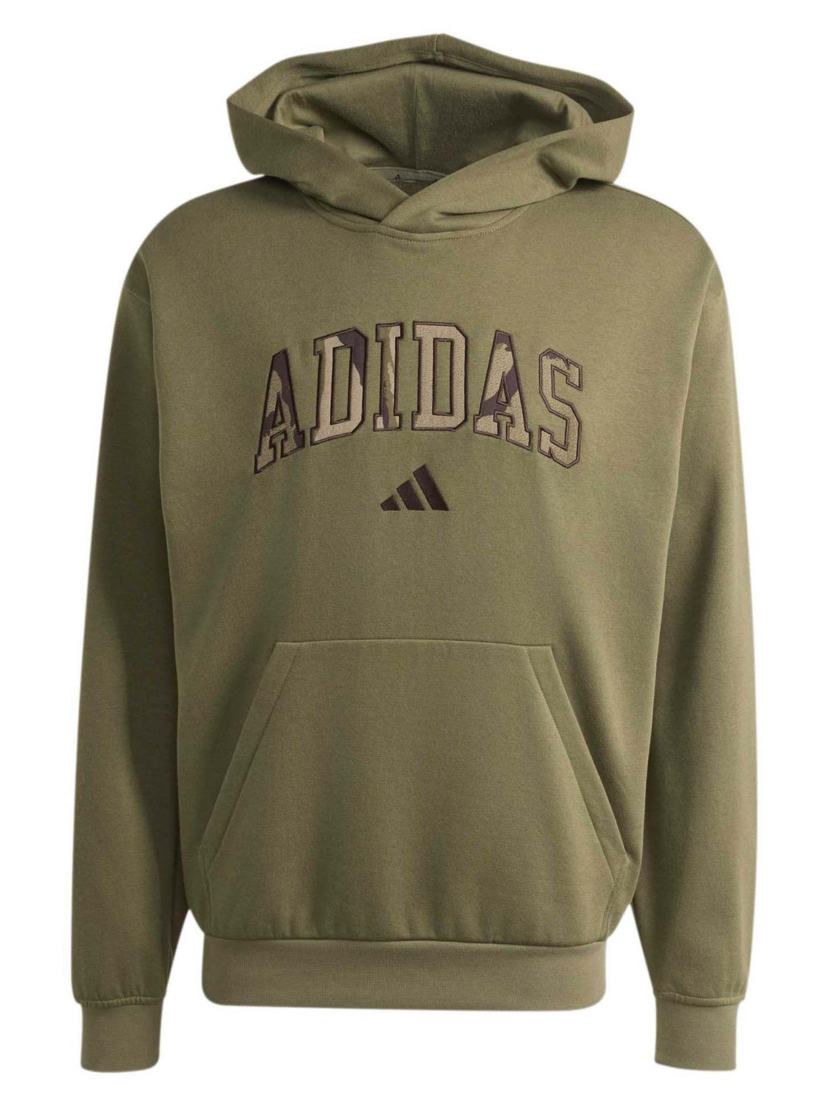 Adidas felpa camo fl da uomo oliva