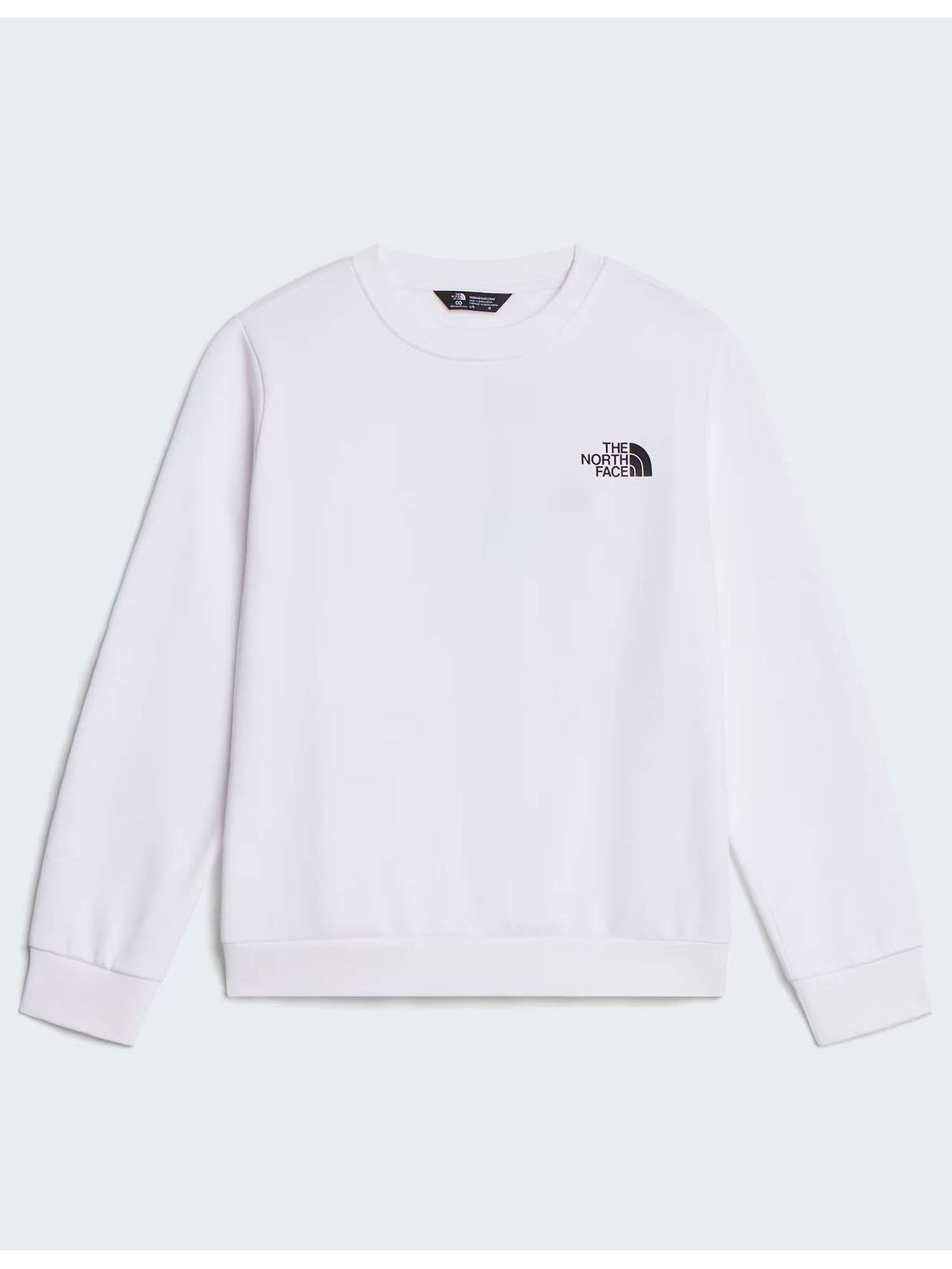 Tnf evolution box felpa da bambino/a bianco