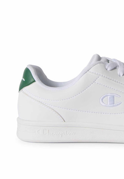 Champion ace court l sneakers da uomo bianco-verde
