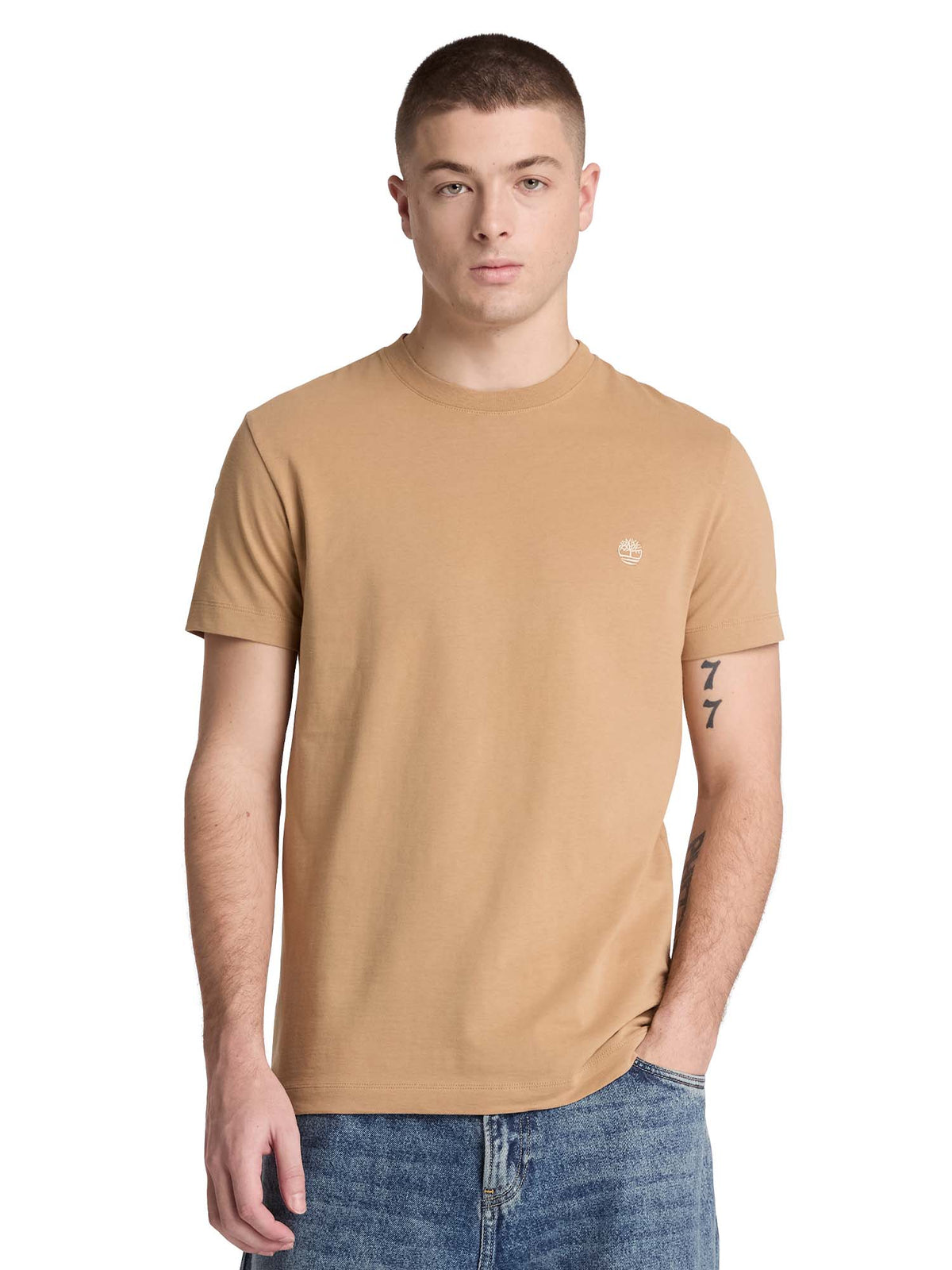Timberland dunstan r t-shirt da uomo tan