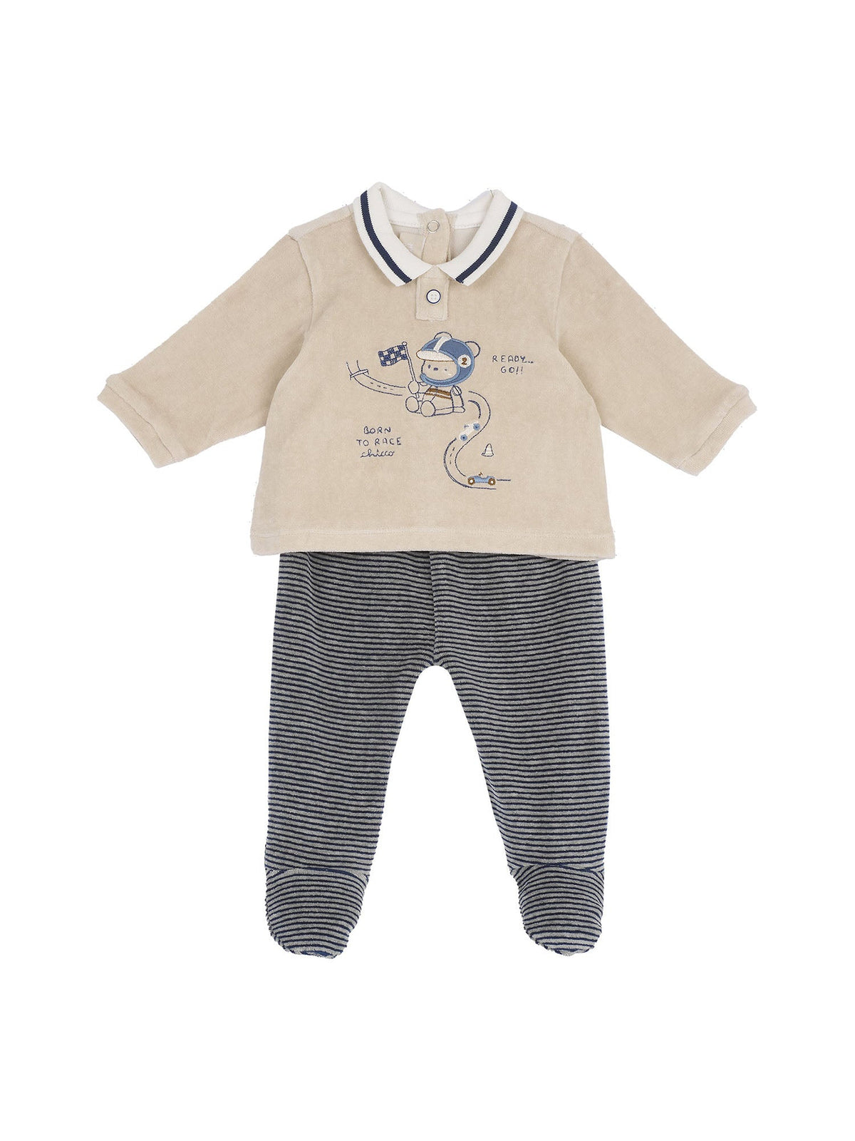 Chicco tutina 2 pz da bambino/a beige
