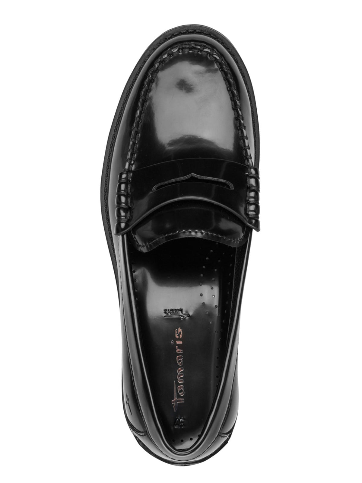 Tamaris mocassino da donna nero