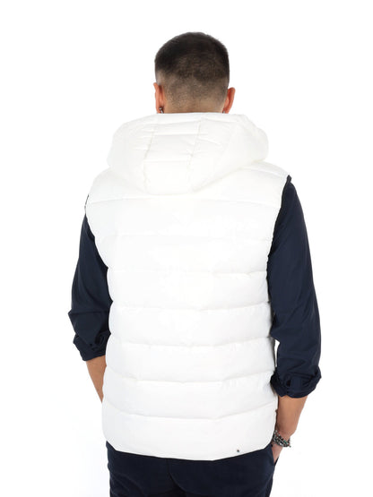 Icon gilet giubbino da uomo bianco