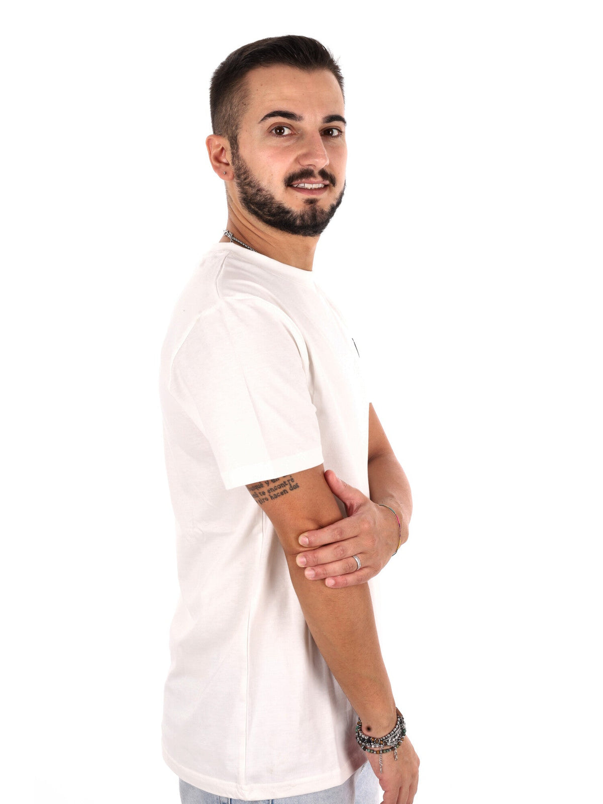 Icon t-shirt mm da uomo panna