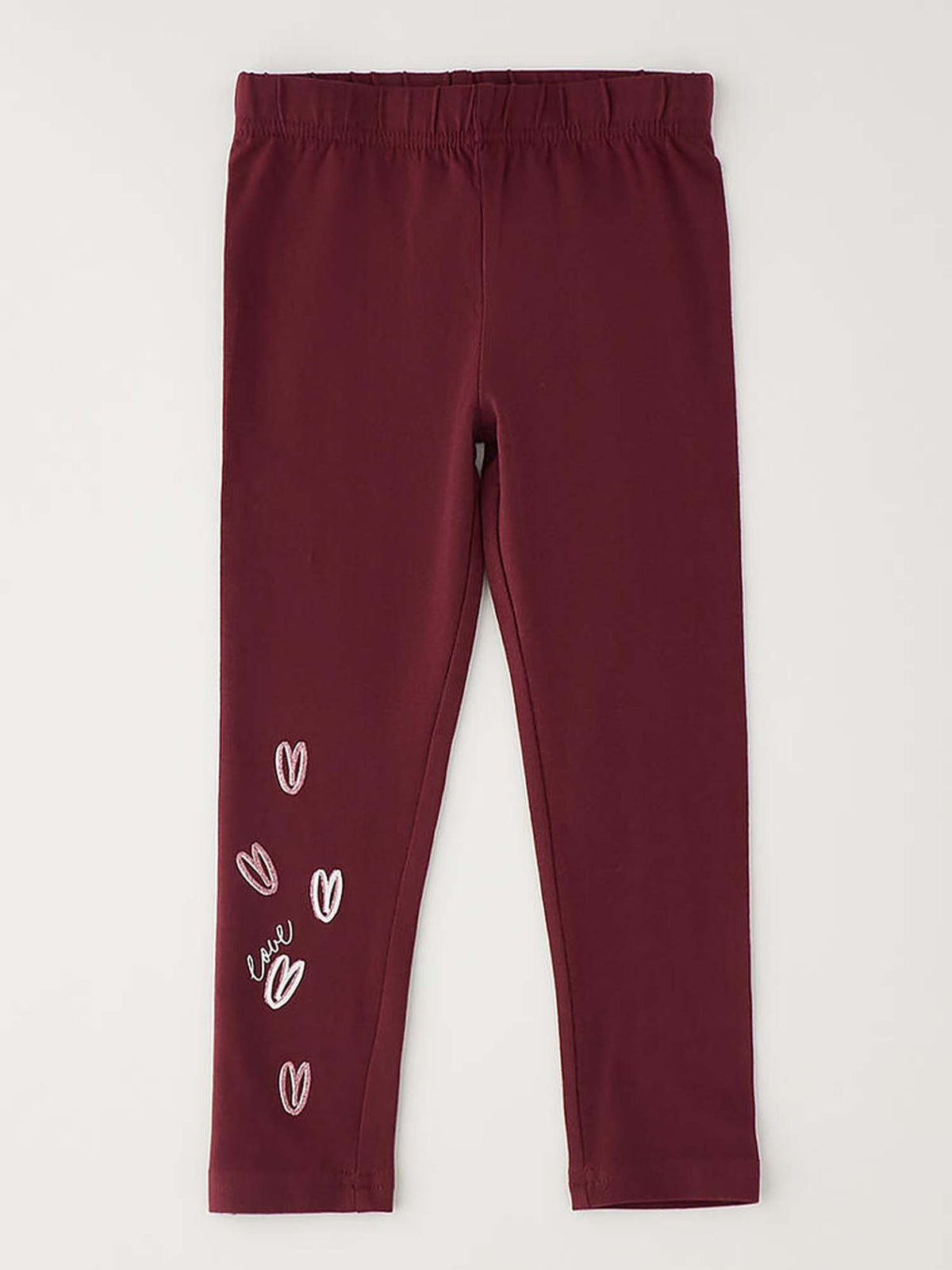 Ido bts leggings da bambino/a bordeaux