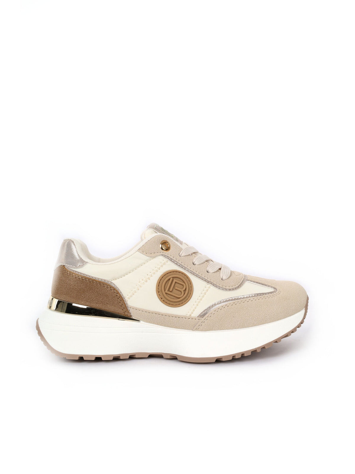 L.biagiotti sneakers da donna beige