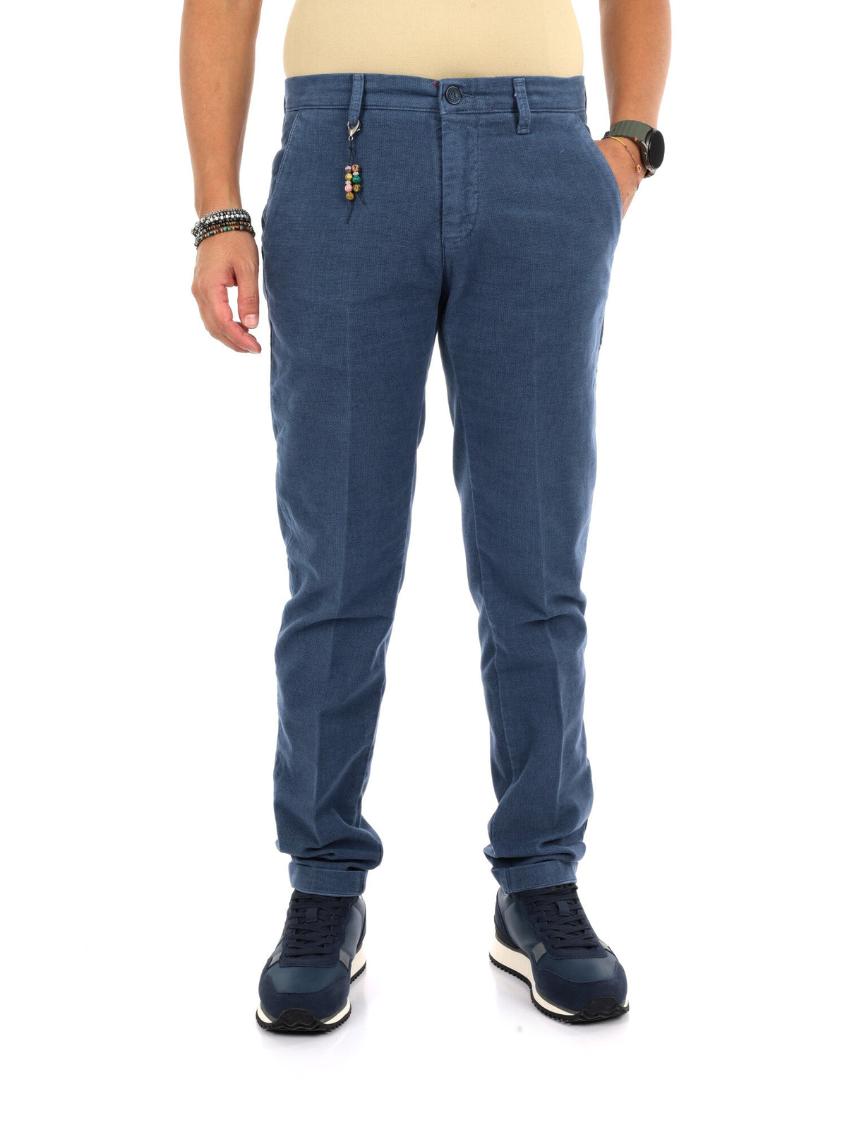 Fb panta fustagno pantalone da uomo lavagna