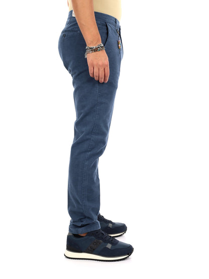 Fb panta fustagno pantalone da uomo lavagna