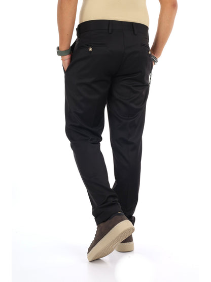 Fb pantalone+catena pantalone da uomo nero