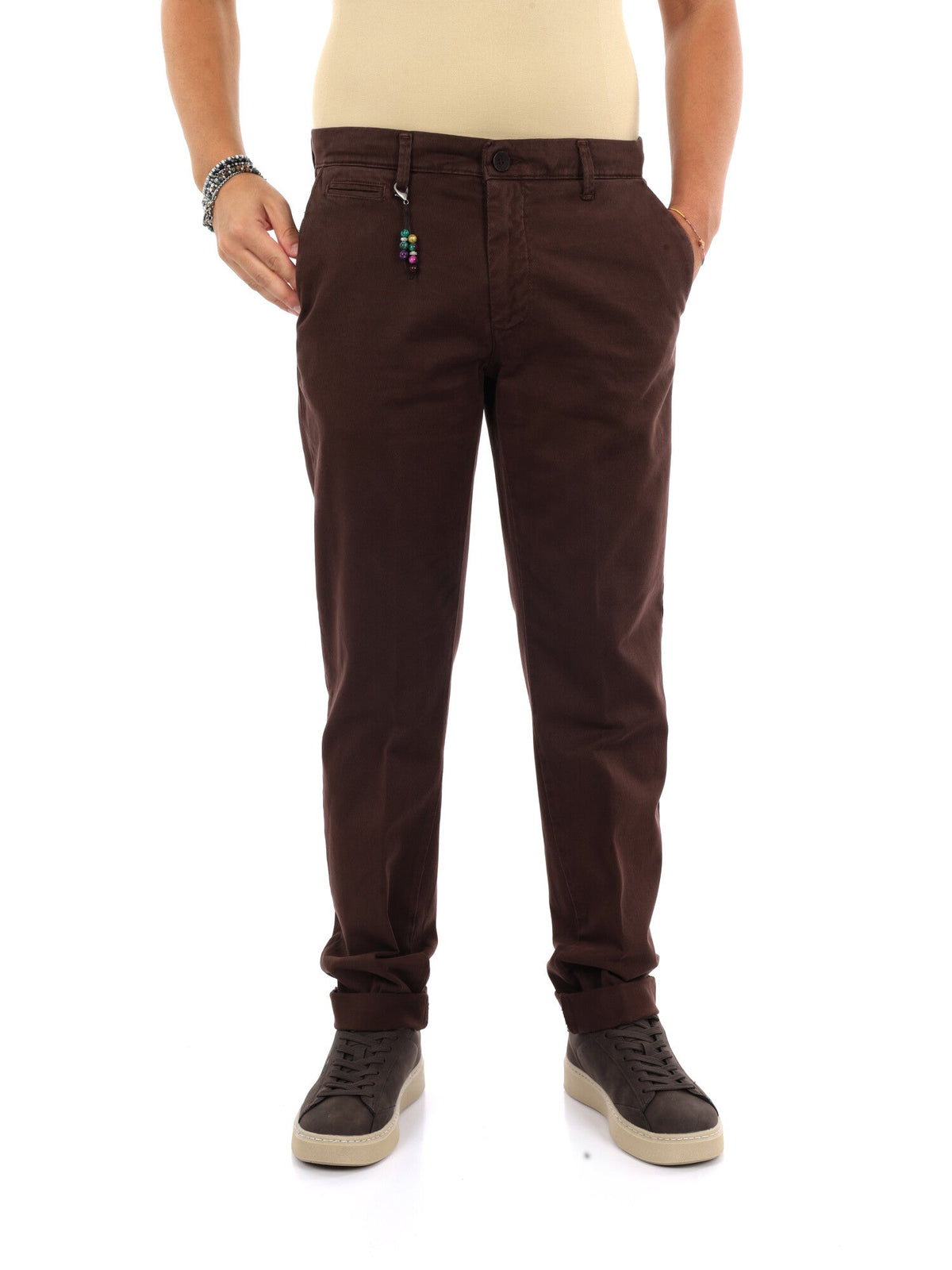 Fb panta diagonale pantalone da uomo moro