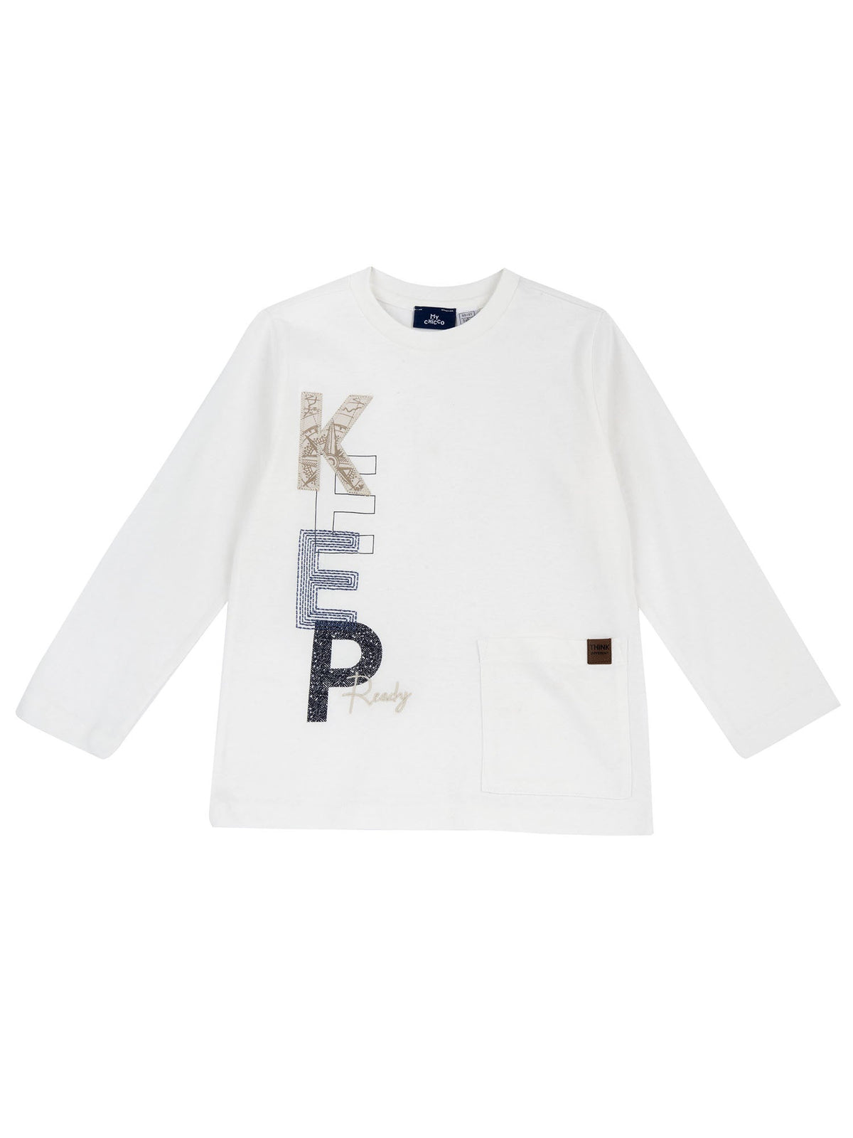 Chicco t-shirt ml da bambino/a bianco
