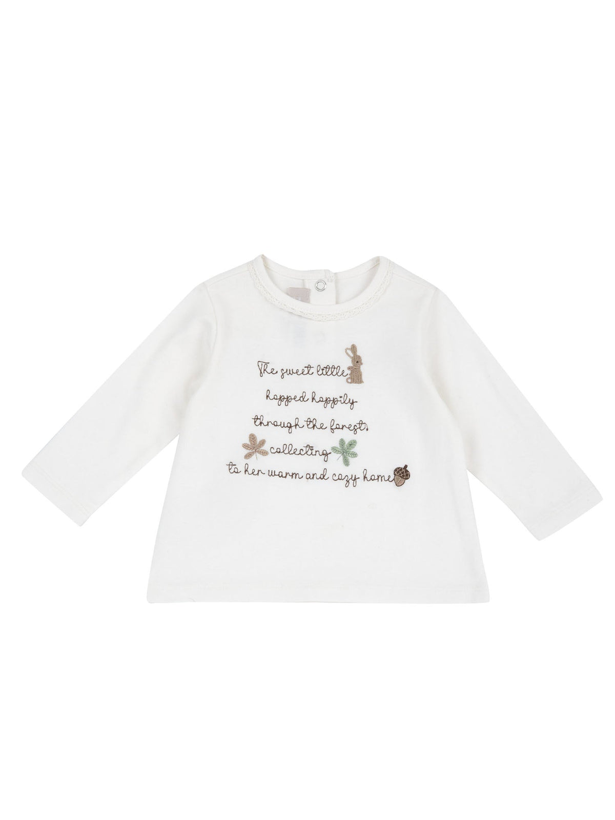 Chicco t-shirt ml da bambino/a bianco