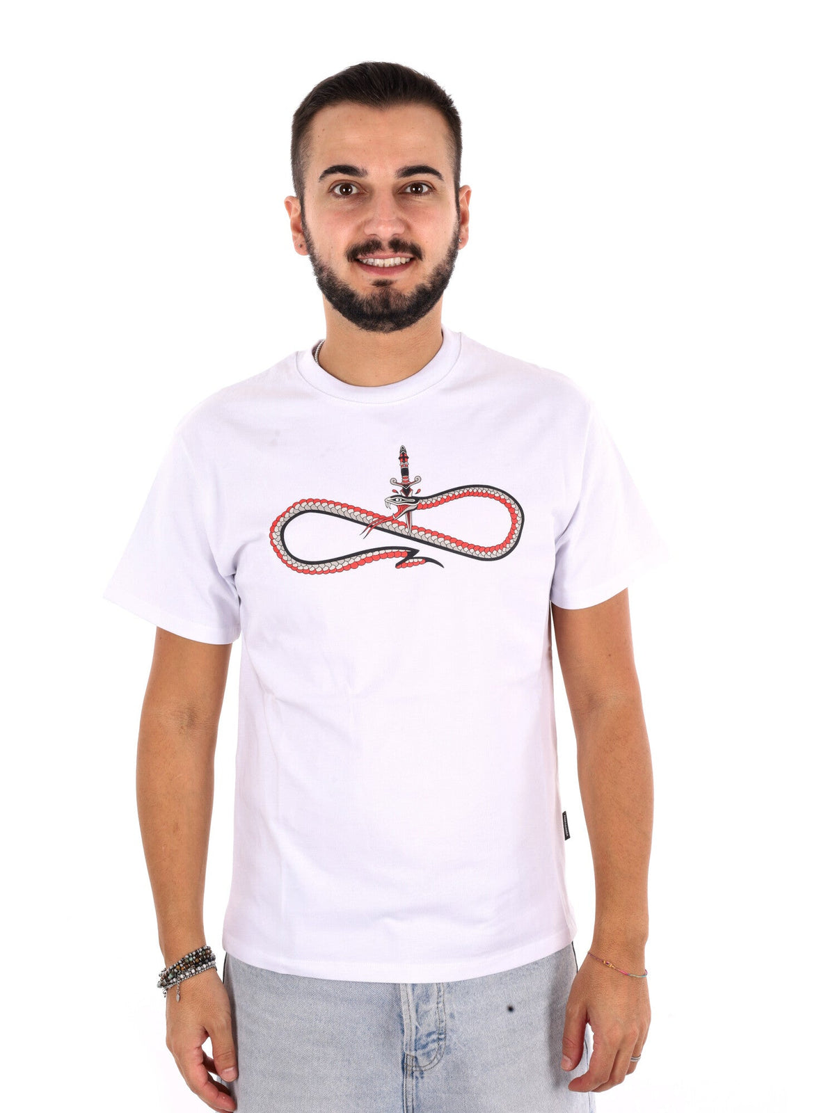 Propaganda t-shirt da uomo bianco