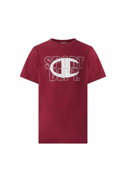Champion b. t-shirt da bambino/a bordeaux