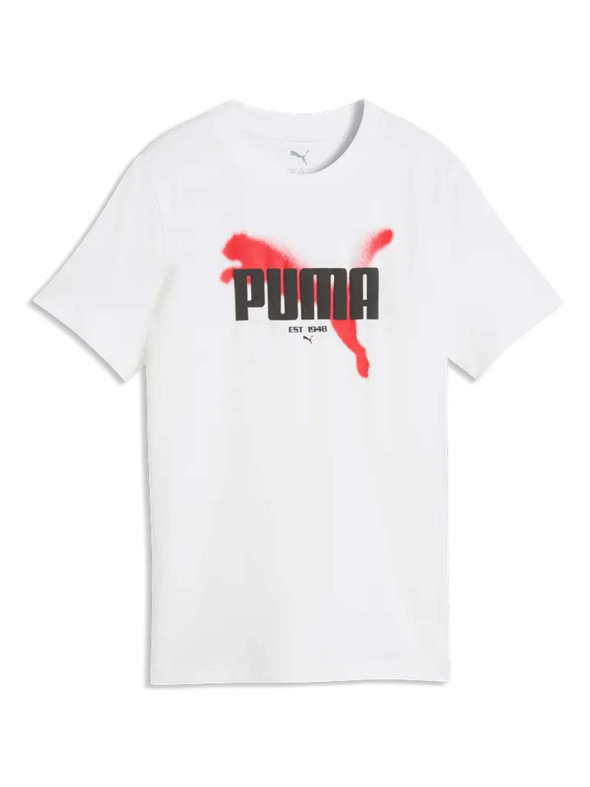 Puma b.t-shirt mm t-shirt da bambino/a bianco
