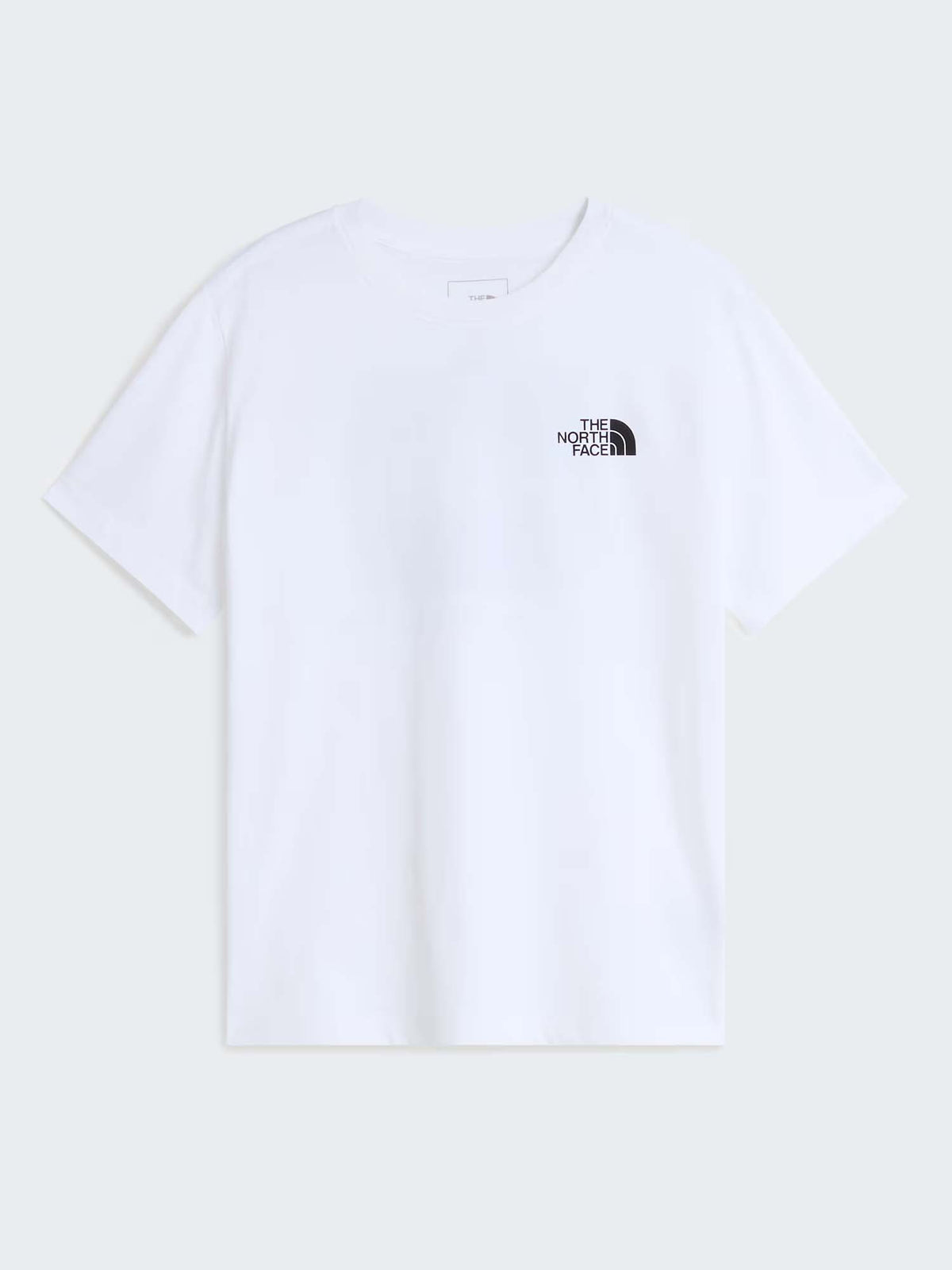 Tnf evolution box t-shirt da bambino/a bianco