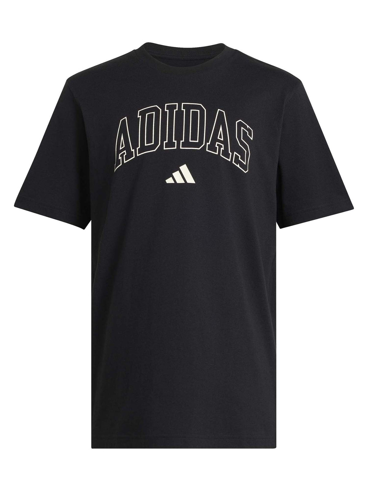 Adidas t-shirt colle da uomo nero