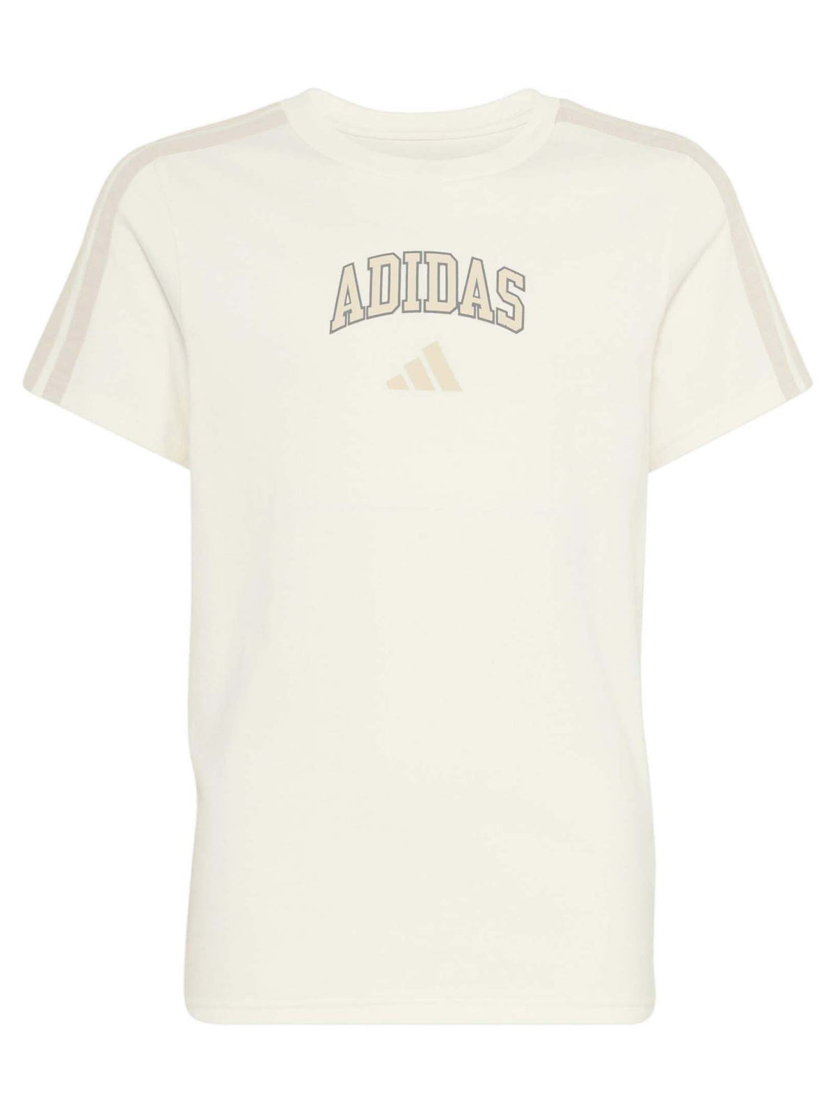 Adidas b. tee colleg t-shirt da bambino/a panna
