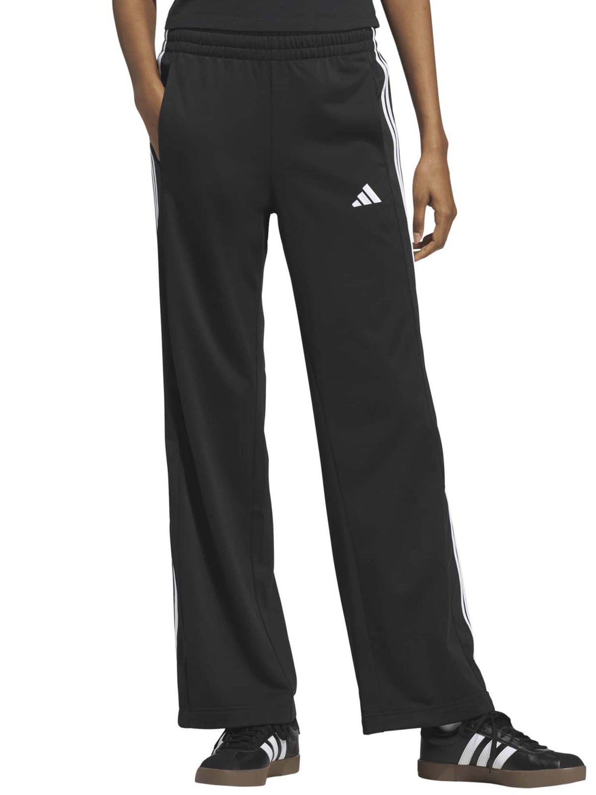 Adidas panta bottoni pantalone da donna nero