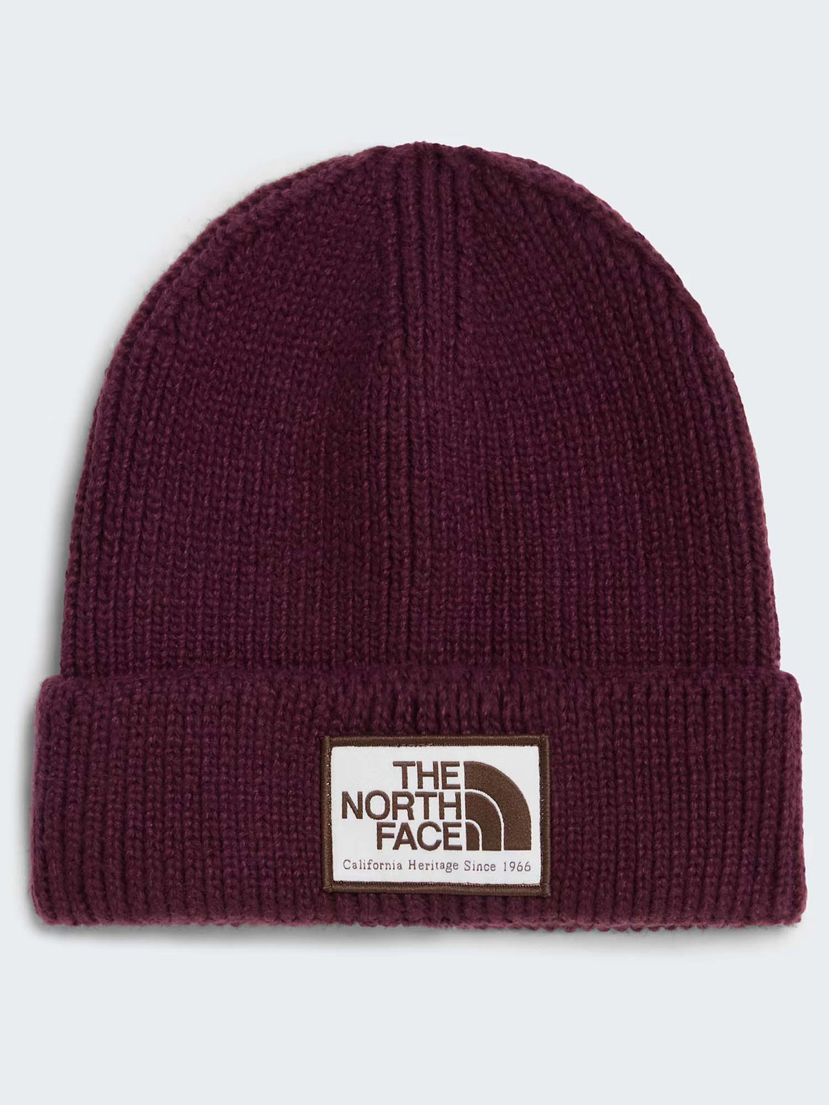 Tnf logo box beanie cappello da unisex bordeaux