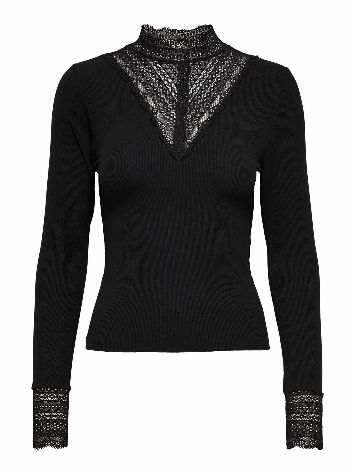 Only tilde t-shirt da donna nero