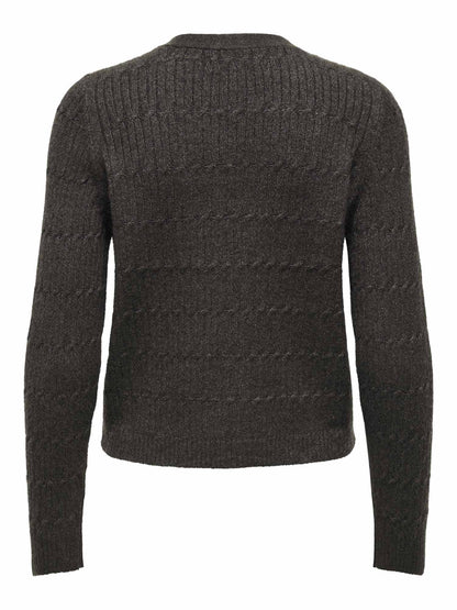 Only katia cardigan maglia da donna cioccolato