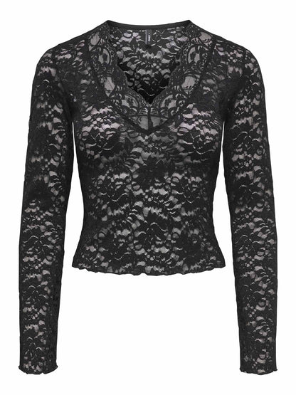Only nikka t-shirt da donna nero