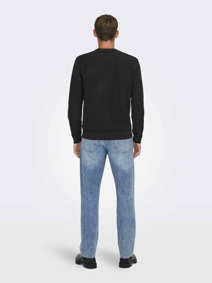 Only&sons tony maglia da uomo nero
