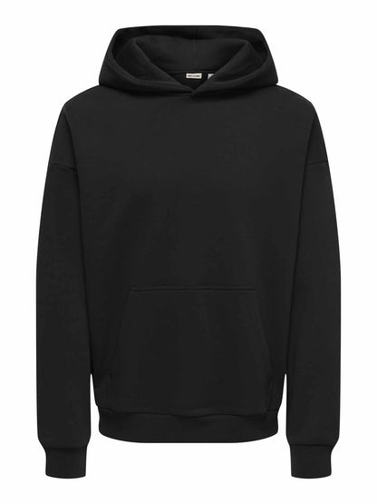 Only&sons ceres felpa da uomo nero