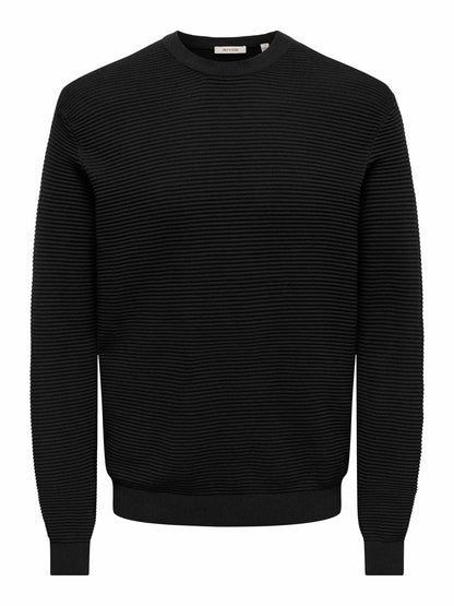 Only&sons ron maglia da uomo nero