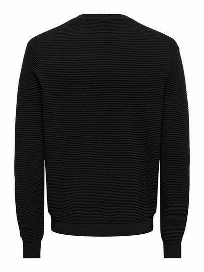 Only&sons ron maglia da uomo nero